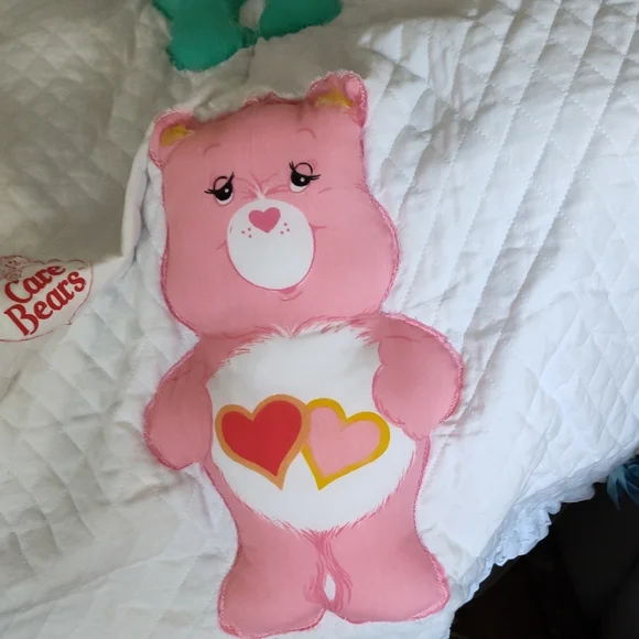 Care Bears White Blanket with Colorful Characters - Picture 5 of 8